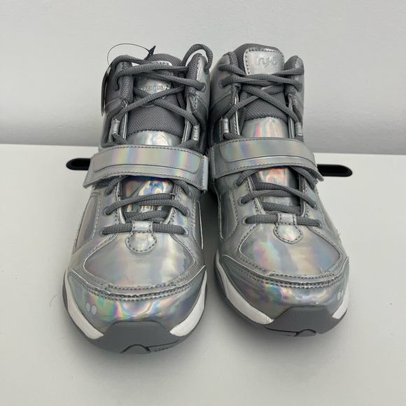 Ryka Women's Tenacious Patent Silver Iridescent Comfort
Training Sneakers - Picture 15 of 16